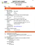 SAFETY DATA SHEET